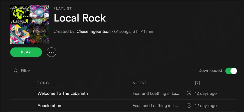 دانلود از spotify