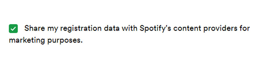 ثبت نام در spotify قدم نهم از مجازیته