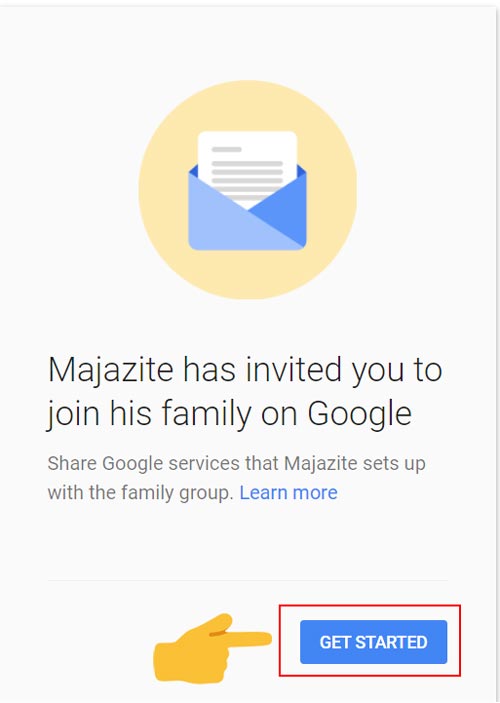 شروع عضویت در فمیلی گوگل