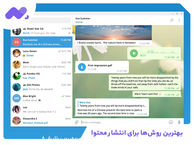 بهترین روش‌ها برای انتشار محتوا