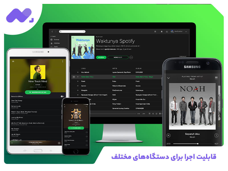  قابلیت اجرا برای دستگاه‌های مختلف