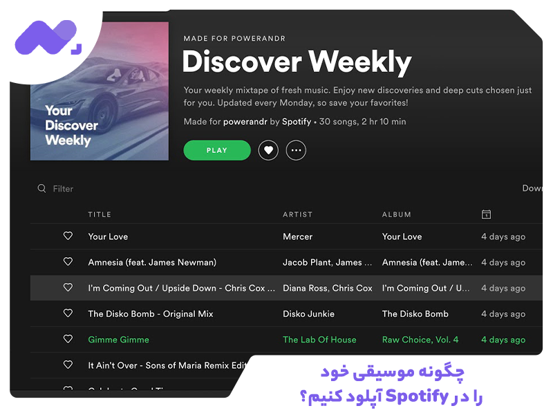 چگونه موسیقی خود را در Spotify آپلود کنیم؟